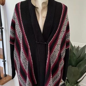 NWT J.Jill Drape Sweater Cardigan Sz M/L